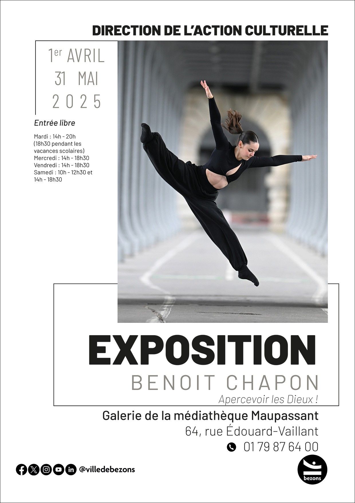 AFFICHE ET INVITATION BENOIT CHAPON 02